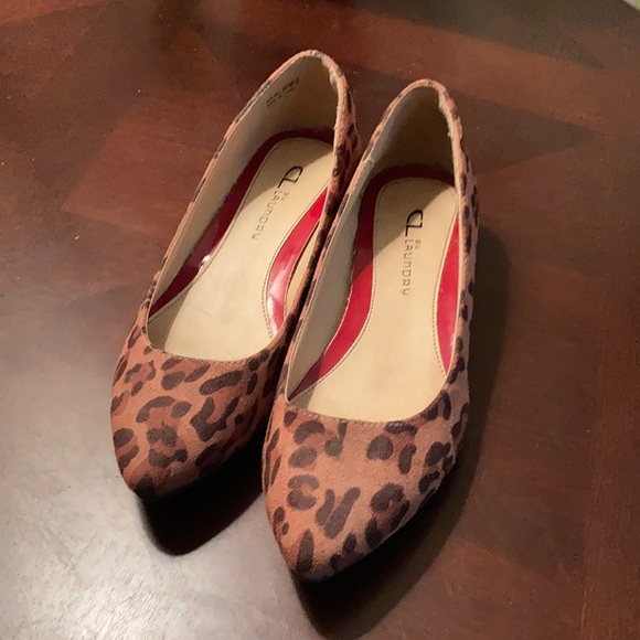 Chinese Laundry | Shoes | Chinese Laundry Leopard Print Mini Wedges |  Poshmark